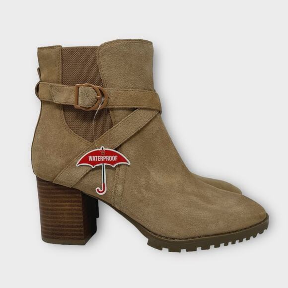 Blondo Tamzin Waterproof Suede Bootie Size 10 NEW - Picture 2 of 10